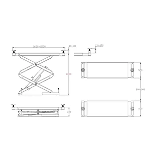 Elevador Tijera 3.500 kg PL-E35C