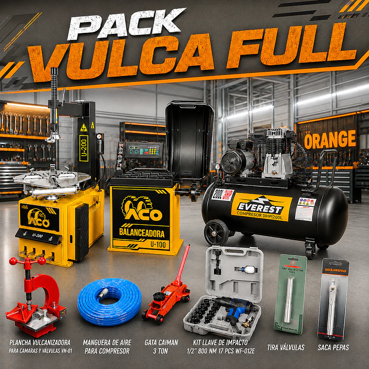 PACK VULCA FULL - Equipamiento completo para Vulcanización 1