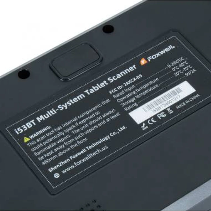Escáner Automotriz Profesional Foxwell i53BT – Diagnóstico OE Inalámbrico para Talleres Modernos 7