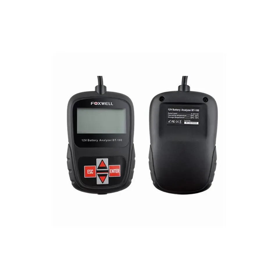 Analizador de Baterías BT-100 6V y 12V 2