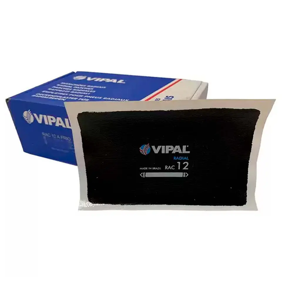 Parche para Neumáticos Radiales Vipal RAC-12 – 115 x 70 mm | Caja 10 Unidades 1