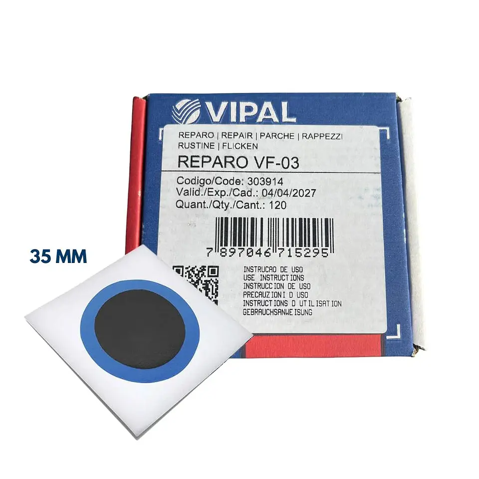 Parche Vipal VF-03 35 mm | Caja 120 Unidades 1