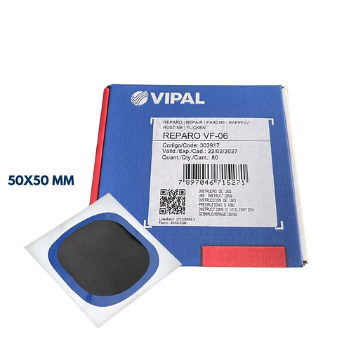 Parche Vipal VF-06 50 x 50 mm | Caja 80 Unidades