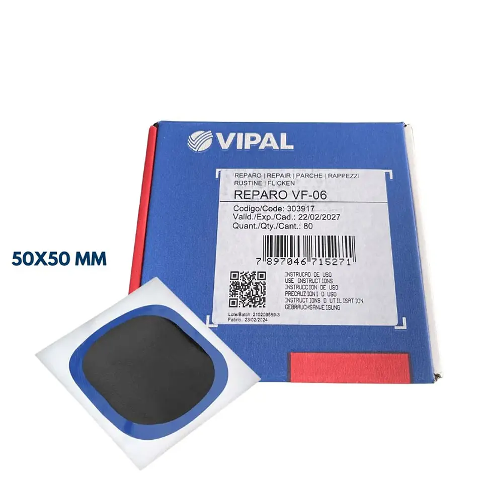Parche Vipal VF-06 50 x 50 mm | Caja 80 Unidades 1