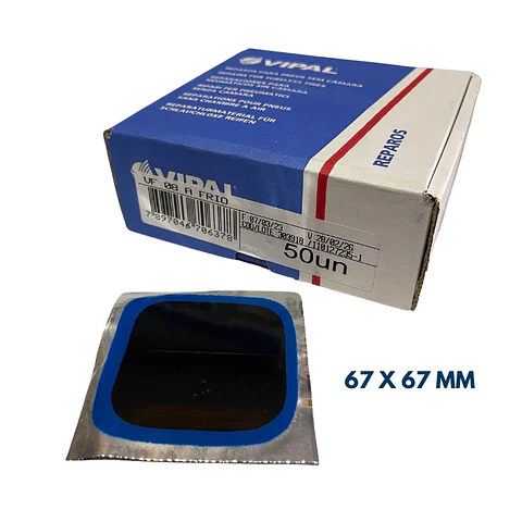 Parche Vipal VF-08 67 x 67 mm | Caja 50 Unidades