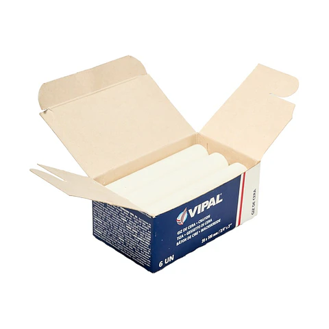 Tiza Blanca Vipal – Caja 6 Unidades