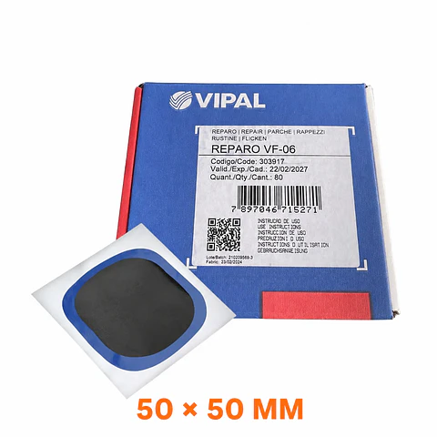 Parche Vipal VF-06 50 x 50 mm | Caja 80 Unidades