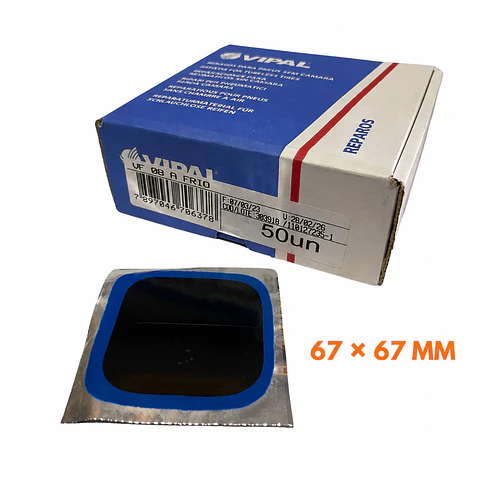Parche Vipal VF-08 67 x 67 mm | Caja 50 Unidades