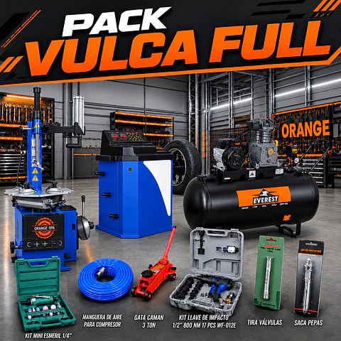 PACK VULCA FULL - Equipamiento completo para Vulcanización