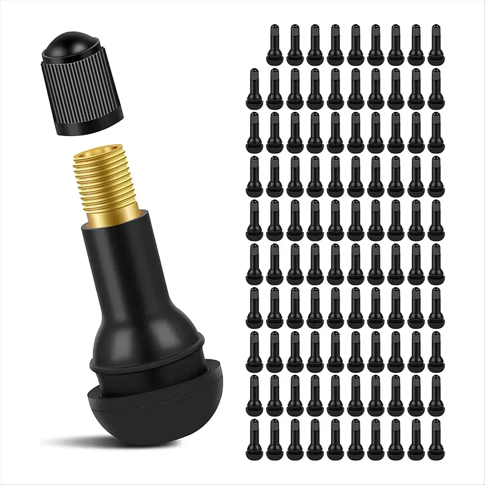Válvulas de Goma TR413 para Neumáticos Tubeless – Pack 100 Unidades 1