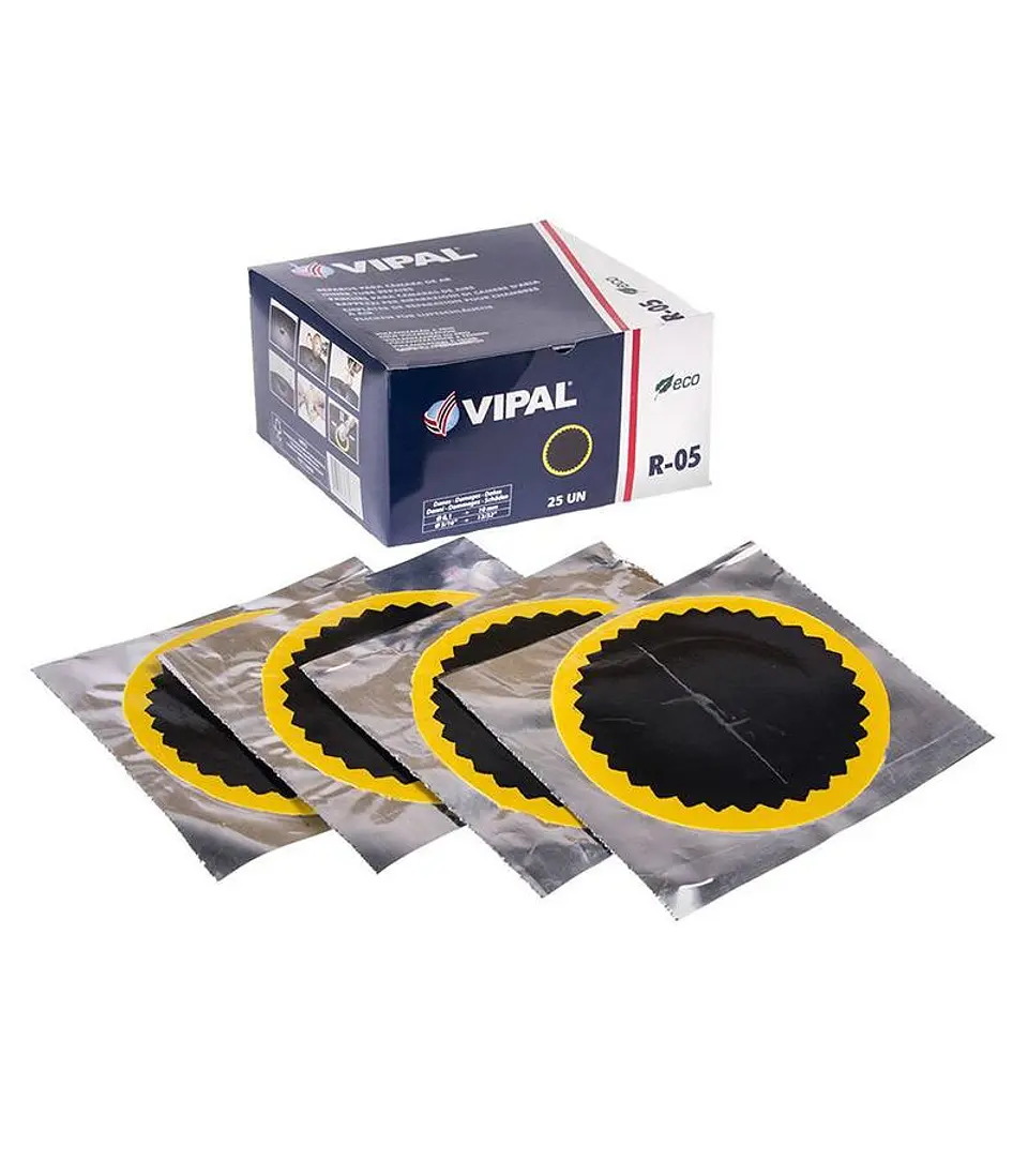 Parche para Cámara Vipal R-05 – 100 mm | Caja 25 Unidades 1