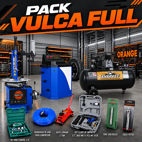 PACK VULCA FULL - Equipamiento completo para Vulcanización