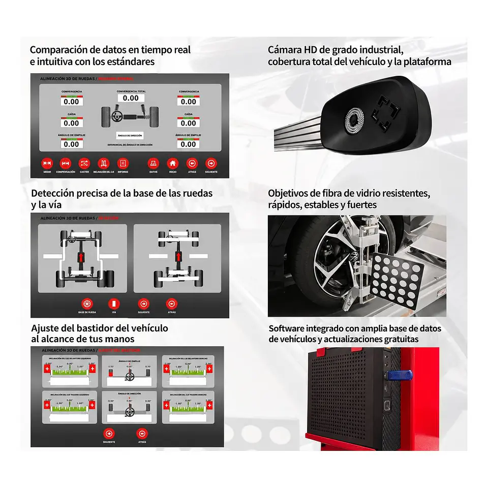 Alineadora 3D Automática ACO-WA2023 AUTO PRO 3