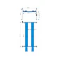 Elevador 4 Columnas para Alineación 4.500 kg HFL4145E + Gata Central 3 Toneladas - Miniatura 2