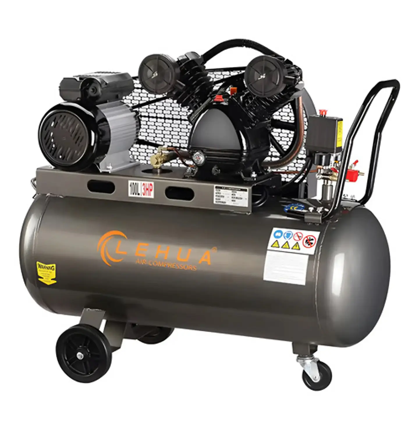 Compresor de aire 3 HP 200 Litros Monofásico Cabezal en 