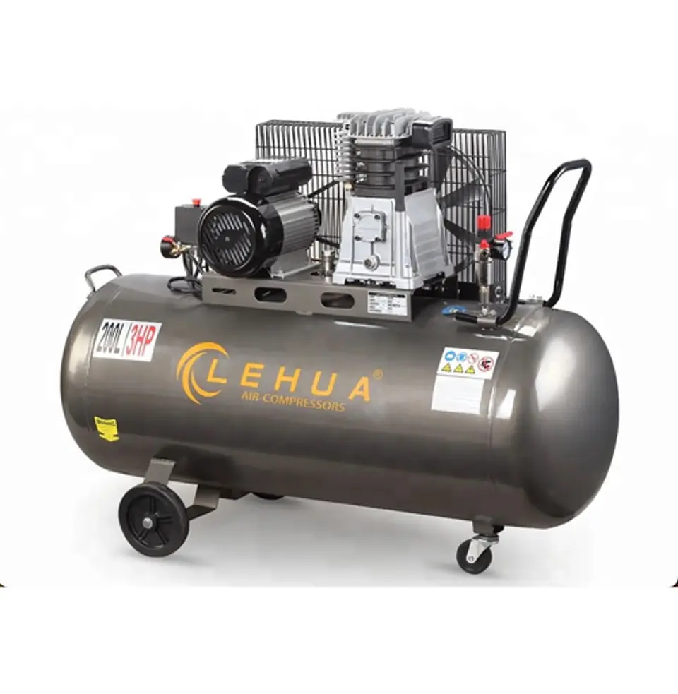 Compresor Lehua 3 HP 200 Lts Monofásico 1