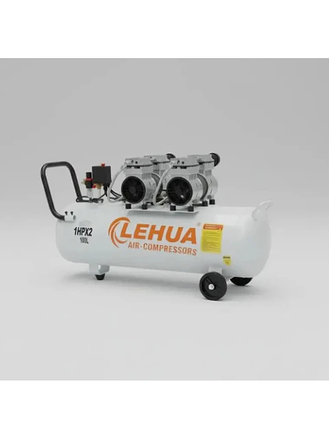 Compresor Silencioso Lehua 2 HP 100 Litros Monofásico