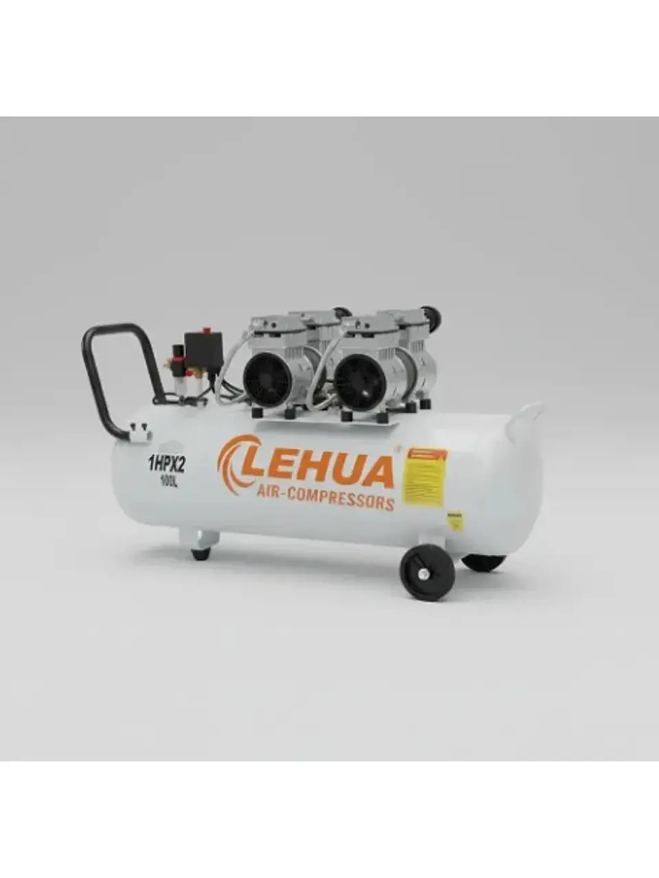 Compresor Silencioso Lehua 2 HP 100 Litros Monofásico 1