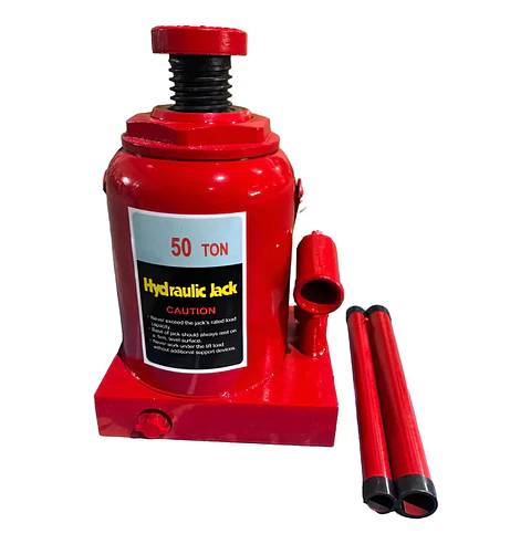 Gata Hidráulica 50 Ton tipo botella con ajuste 60 mm