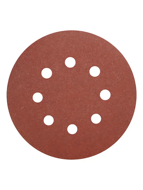 Disco Lija #320 con Velcro 150 mm / 6" – Set de 10 Unidades