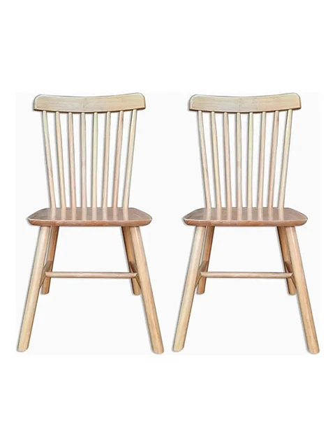 Set de 2 Sillas Windsor Madera Original Color Natural