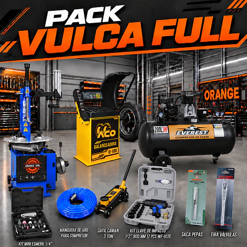 PACK VULCA FULL - Equipamiento completo para Vulcanización