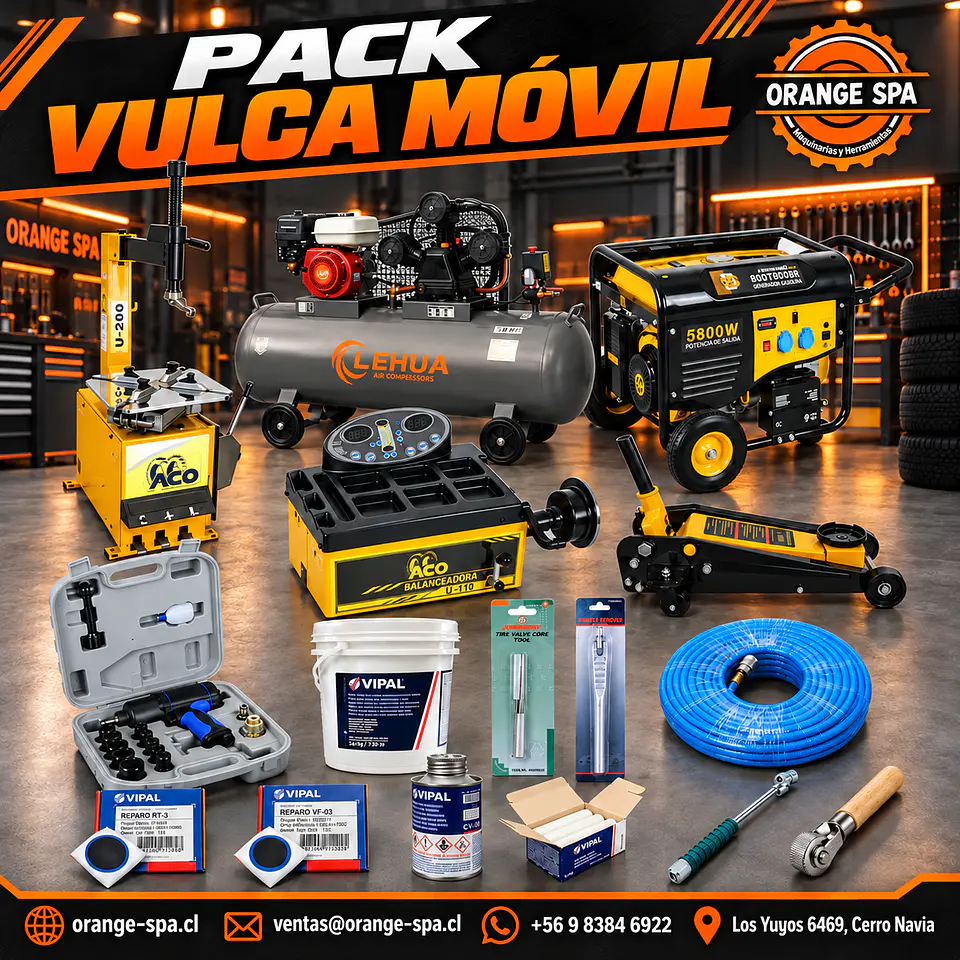 Pack Vulca Móvil – Equipamiento para Servicio en Terreno 1