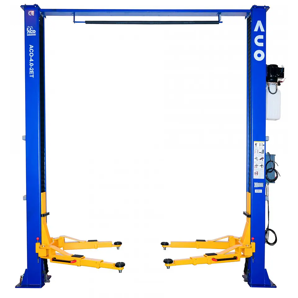 Elevador 2 Columnas Alto ACO PL-4.0-2ET – 4.000 kg Clear Floor 1