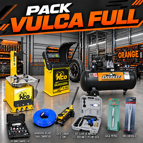 PACK VULCA FULL - Equipamiento completo para Vulcanización