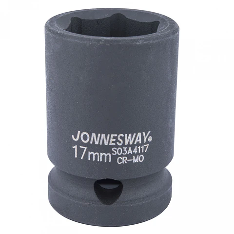 Dado de impacto Jonnesway — cuadrante 1/2" 17 mm S03A4117