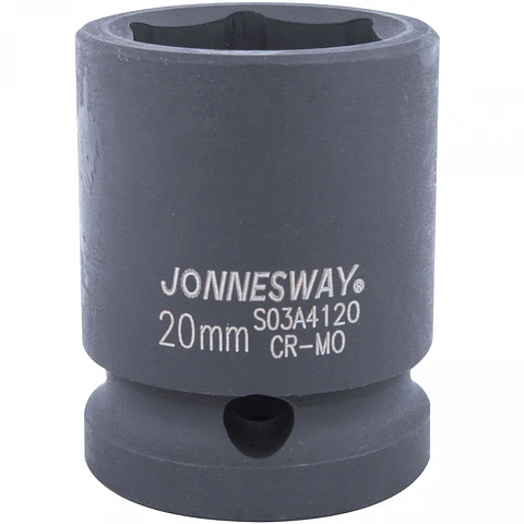 Dado de impacto Jonnesway — cuadrante 1/2" 20 mm S03A4120