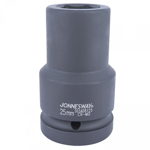 Dado de impacto largo Jonnesway — cuadrante 1" 25mm