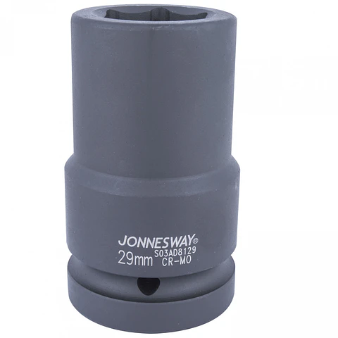 Dado de impacto largo Jonnesway — cuadrante 1" 29mm