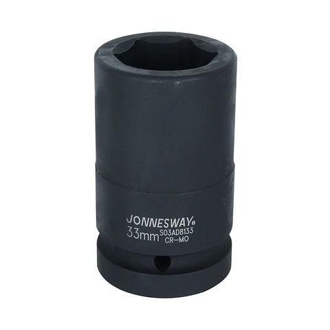 Dado de impacto largo Jonnesway — cuadrante 1" 33mm