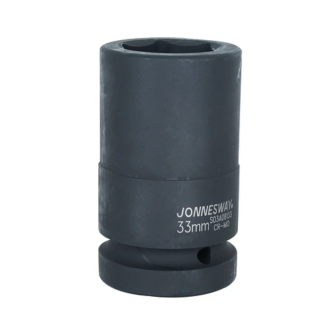 Dado de impacto largo Jonnesway — cuadrante 1" 33mm