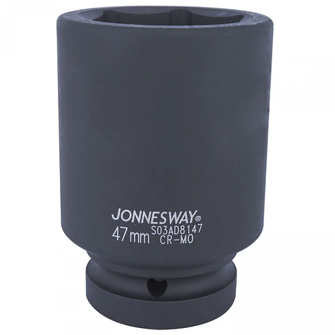 Dado de impacto largo Jonnesway — cuadrante 1" 47mm