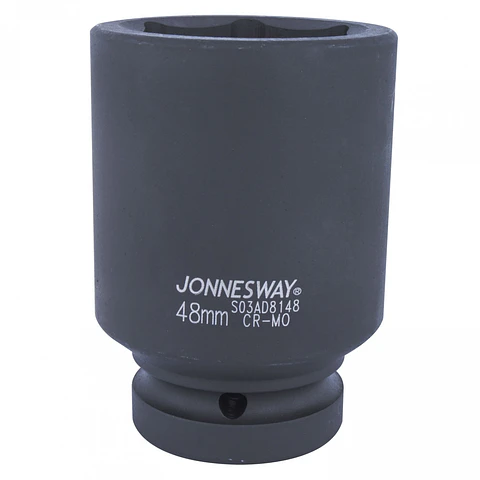 Dado de impacto largo Jonnesway — cuadrante 1" 48mm