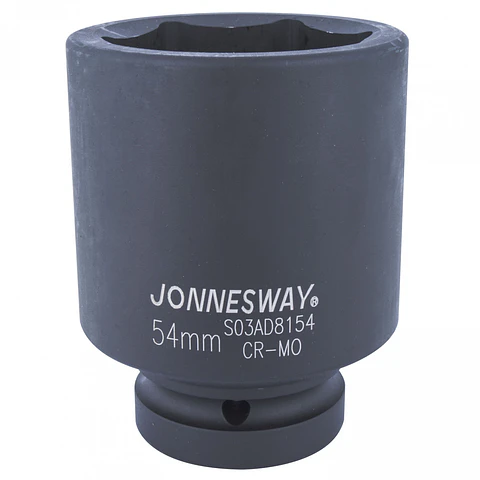 Dado de impacto largo Jonnesway — cuadrante 1" 54mm