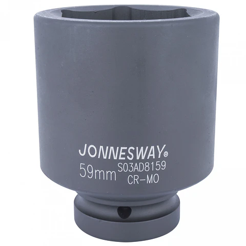 Dado de impacto largo Jonnesway — cuadrante 1" 59mm