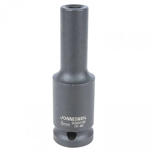 Dado de impacto largo Jonnesway — cuadrante 1/2" de 10mm