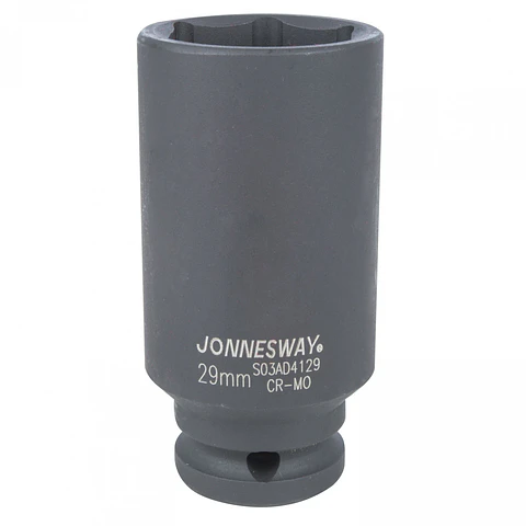 Dado de impacto largo Jonnesway — cuadrante 1/2" de 29mm