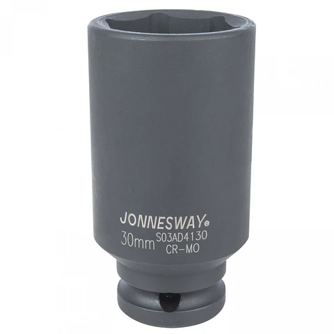 Dado de impacto largo Jonnesway — cuadrante 1/2" de 30mm