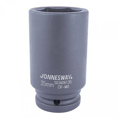Dado impacto largo Jonnesway — cuadrante 3/4" 35mm S03AD6135