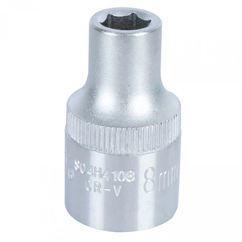 Dado cuadrante 1/2" hexagonal 8 mm Jonnesway S04H4108