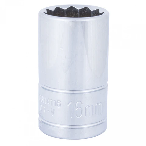 Dado cuadrante 1/2" poligonal 16mm Jonnesway S66H4116