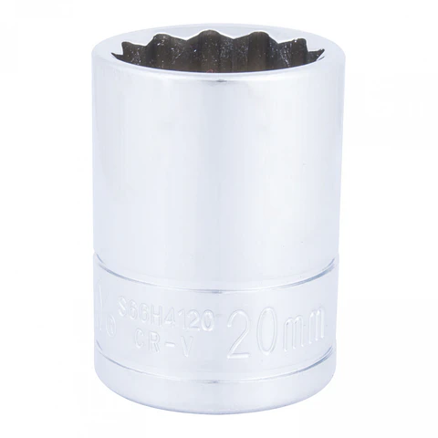 Dado cuadrante 1/2" poligonal 20mm Jonnesway S66H4120