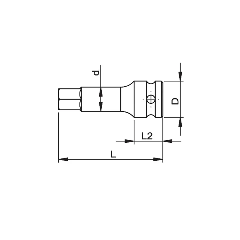 Dado torx cuadrante 1/2
