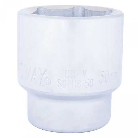 Dado cuadrante 1" hexagonal 50 mm Jonnesway S04H8150