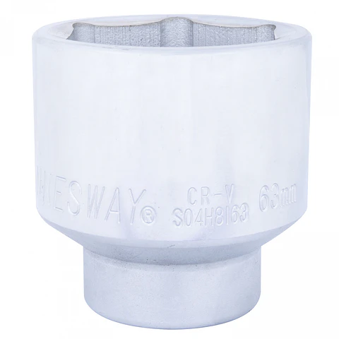 Dado cuadrante 1" hexagonal 63 mm Jonnesway S04H8163