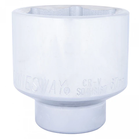 Dado cuadrante 1" hexagonal 67 mm Jonnesway S04H8167